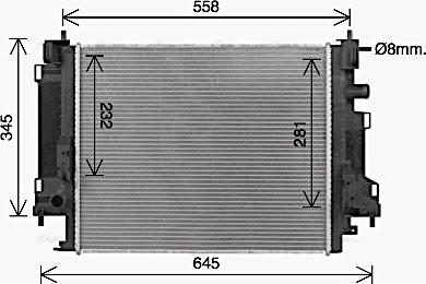 Ava Quality Cooling RT2658 - Jäähdytin,moottorin jäähdytys inparts.fi