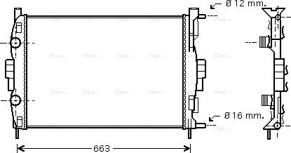 Ava Quality Cooling RT 2307 - Jäähdytin,moottorin jäähdytys inparts.fi