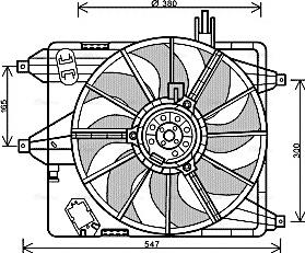 Ava Quality Cooling RT 7544 - Tuuletin, moottorin jäähdytys inparts.fi