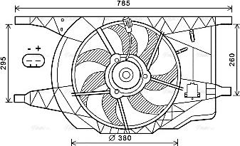 Ava Quality Cooling RT 7546 - Tuuletin, moottorin jäähdytys inparts.fi