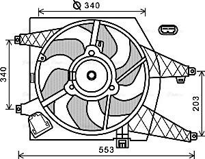 Ava Quality Cooling RT 7548 - Tuuletin, moottorin jäähdytys inparts.fi