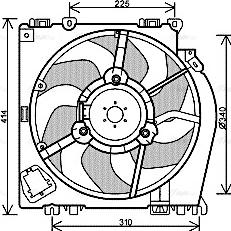 Ava Quality Cooling RT 7542 - Tuuletin, moottorin jäähdytys inparts.fi