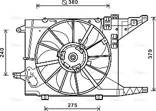 Ava Quality Cooling RT7550 - Tuuletin, moottorin jäähdytys inparts.fi