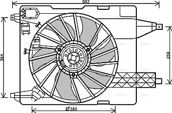 Ava Quality Cooling RT 7539 - Tuuletin, moottorin jäähdytys inparts.fi