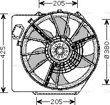 Ava Quality Cooling RT 7536 - Tuuletin, moottorin jäähdytys inparts.fi