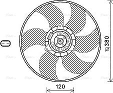 Ava Quality Cooling RT7604 - Tuuletin, moottorin jäähdytys inparts.fi