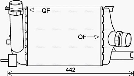 Ava Quality Cooling RTA4602 - Välijäähdytin inparts.fi