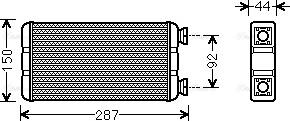 Ava Quality Cooling RTA6457 - Lämmityslaitteen kenno inparts.fi