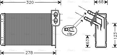 Ava Quality Cooling RTA6099 - Lämmityslaitteen kenno inparts.fi