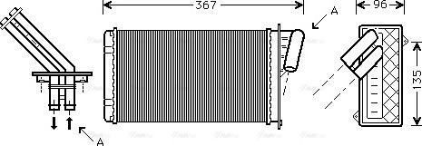 Ava Quality Cooling RTA6203 - Lämmityslaitteen kenno inparts.fi