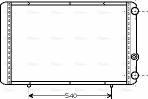 Ava Quality Cooling RTA2155 - Jäähdytin,moottorin jäähdytys inparts.fi