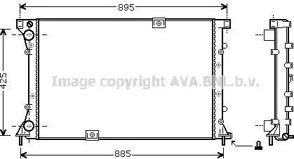 Ava Quality Cooling RTA2313 - Jäähdytin,moottorin jäähdytys inparts.fi