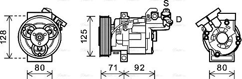 Ava Quality Cooling RTAK495 - Kompressori, ilmastointilaite inparts.fi