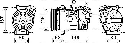 Ava Quality Cooling RTAK491 - Kompressori, ilmastointilaite inparts.fi