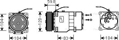 Ava Quality Cooling RTAK402 - Kompressori, ilmastointilaite inparts.fi