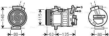 Ava Quality Cooling RTAK485 - Kompressori, ilmastointilaite inparts.fi