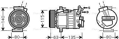 Ava Quality Cooling RTAK486 - Kompressori, ilmastointilaite inparts.fi