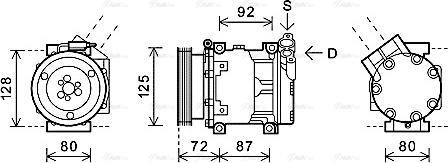 Ava Quality Cooling RTAK479 - Kompressori, ilmastointilaite inparts.fi