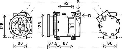 Ava Quality Cooling RTAK619 - Kompressori, ilmastointilaite inparts.fi