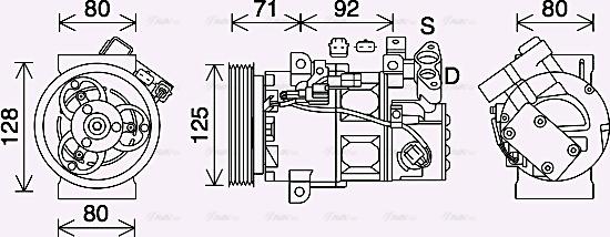 Ava Quality Cooling RTAK636 - Kompressori, ilmastointilaite inparts.fi