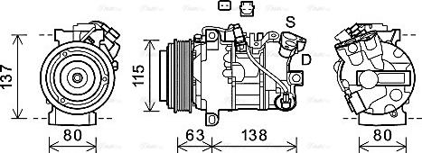 Ava Quality Cooling RTAK630 - Kompressori, ilmastointilaite inparts.fi