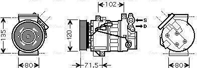 Ava Quality Cooling RTAK393 - Kompressori, ilmastointilaite inparts.fi