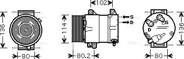 Ava Quality Cooling RTAK381 - Kompressori, ilmastointilaite inparts.fi