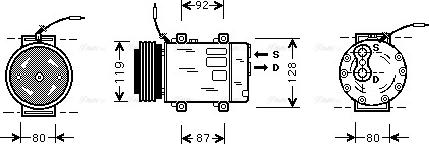 Ava Quality Cooling RTAK283 - Kompressori, ilmastointilaite inparts.fi