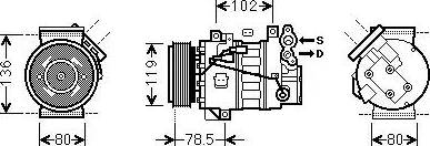 Ava Quality Cooling RTK620 - Kompressori, ilmastointilaite inparts.fi