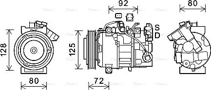 Ava Quality Cooling RTK628 - Kompressori, ilmastointilaite inparts.fi