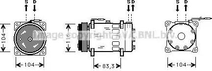 Ava Quality Cooling RT K075 - Kompressori, ilmastointilaite inparts.fi