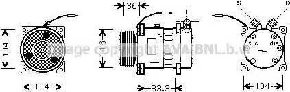 Ava Quality Cooling RT K318 - Kompressori, ilmastointilaite inparts.fi