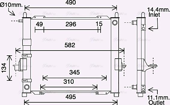 Ava Quality Cooling RTM632 - Jäähdytysmoduuli inparts.fi