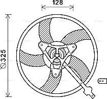 Ava Quality Cooling SA7024 - Tuuletin, moottorin jäähdytys inparts.fi