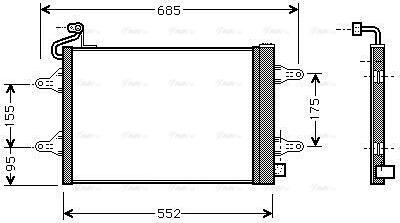 Ava Quality Cooling SAA5007D - Lauhdutin, ilmastointilaite inparts.fi