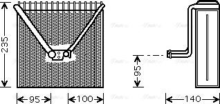 Ava Quality Cooling SAV011 - Höyrystin, ilmastointilaite inparts.fi