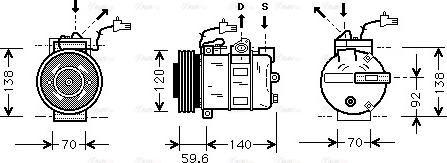 Ava Quality Cooling SBAK065 - Kompressori, ilmastointilaite inparts.fi