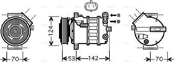 Ava Quality Cooling SBAK063 - Kompressori, ilmastointilaite inparts.fi