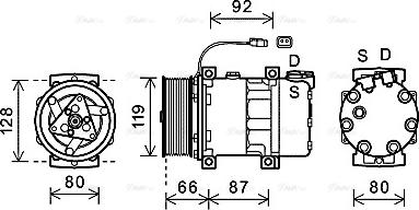 Ava Quality Cooling SCAK040 - Kompressori, ilmastointilaite inparts.fi