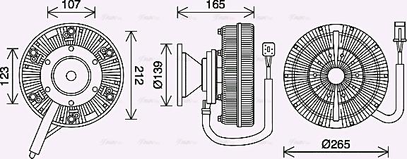 Ava Quality Cooling SCC049 - Kytkin, jäähdytystuuletin inparts.fi