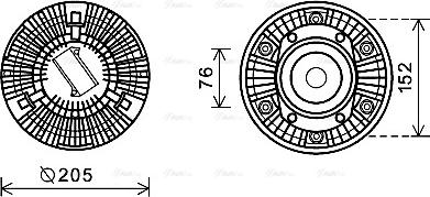 Ava Quality Cooling SCC035 - Kytkin, jäähdytystuuletin inparts.fi