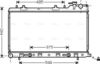 Ava Quality Cooling SU2098 - Jäähdytin,moottorin jäähdytys inparts.fi