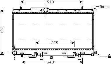 Ava Quality Cooling SU 2056 - Jäähdytin,moottorin jäähdytys inparts.fi