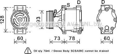 Ava Quality Cooling SUK099 - Kompressori, ilmastointilaite inparts.fi