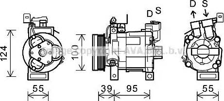 Ava Quality Cooling SUK085 - Kompressori, ilmastointilaite inparts.fi