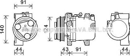 Ava Quality Cooling SUK109 - Kompressori, ilmastointilaite inparts.fi