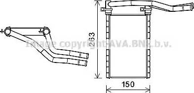 Ava Quality Cooling SZ6146 - Lämmityslaitteen kenno inparts.fi