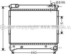 Ava Quality Cooling SZ 2074 - Jäähdytin,moottorin jäähdytys inparts.fi