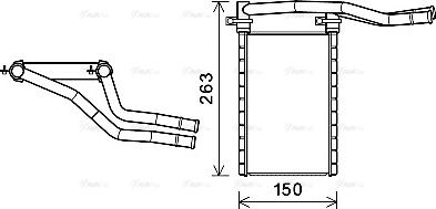 Ava Quality Cooling SZA6146 - Lämmityslaitteen kenno inparts.fi