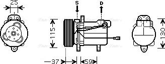 Ava Quality Cooling SZAK092 - Kompressori, ilmastointilaite inparts.fi